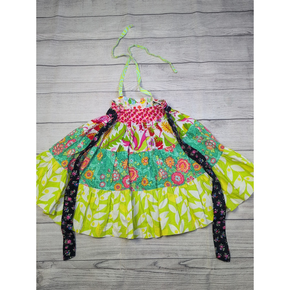 4 Matilda Jane Platinum Floral Paneled Ellie Dressmatilda - Picture 4 of 6